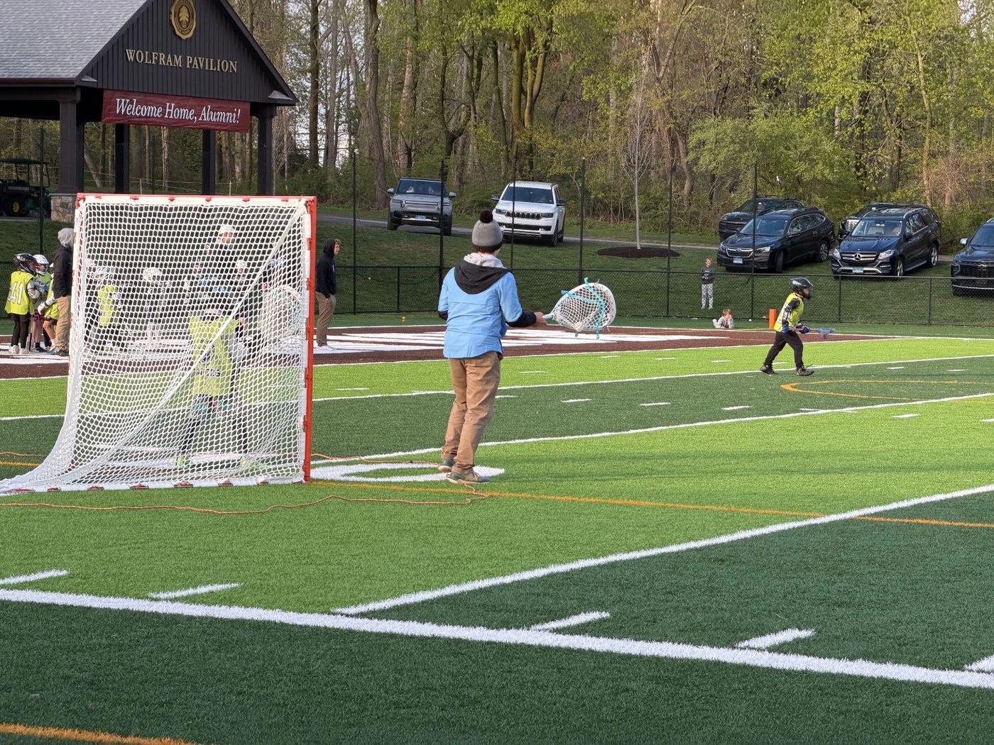 A Launch League session in progress on the turf